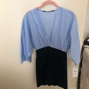 Zara shorts jumpsuit